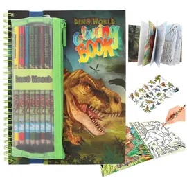depesche vertrieb gmbh co. kg Dino World Malbuch 8 St. Buntstifte