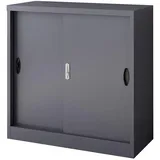 [en.casa] Aktenschrank Rieti Stahl 90x40x90 cm