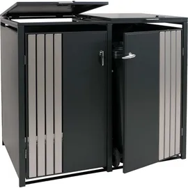 MCW Mülltonnenverkleidung MCW-O67 122 x 84 cm anthrazit