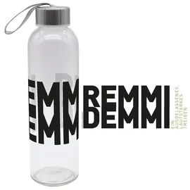 Gedalabels Trinkflasche Remmidemmi Glas 500ml