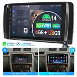 ESSGOO 6+128G Für Mercedes-Benz R-Klasse W251 Apple Carplay Navi 4G Autoradio (Digitalradio (DAB), RDS, FM, AM, 8-Kern Carplay Android Auto GPS Navi WIFI BT 4G LTE)
