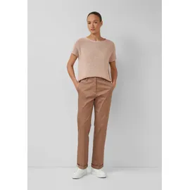 s.Oliver Chinohose mit Turn-up Braun 48