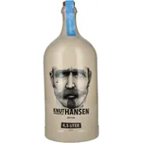 KNUT HANSEN DRY GIN | Weltweit ausgezeichnet | 14 regionale Zutaten wie Wachholder, Gurke, Basilikum | Abgefüllt in nachhaltiger Keramikflasche | 4,5L