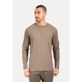 SMILODOX Longsleeve Xion, in Taupe | Gr.: 3XL