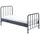 Vipack Jugendbett Bronxx 90 x 200 cm Holz und Metall blau