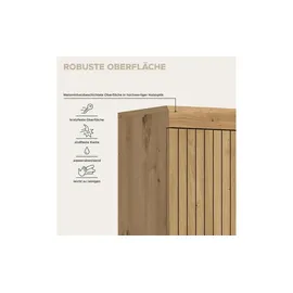 xonox.home Hängeschrank – holzfarben & Maße cm B: 37 H: 79