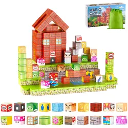 VEVOR Magnetische Blöcke 100 PCS Magnet Blöcke Set STEM Montessori Sensorischen Spielzeug
