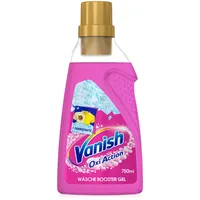 Vanish Oxi Action Gel Pink – 1 x 750 ml – Fleckenentferner und Wäsche-Booster Gel ohne Chlor – Für bunte Wäsche