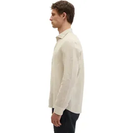 Marc O'Polo Langarmhemd "aus feinem Leinen-Chambray", Herren, Gr. 3XL, Normalgrößen, beige (medium beige), Obermaterial: 100% Leinen, unifarben, figurbetont normal, Doppelmanschette, Hemden