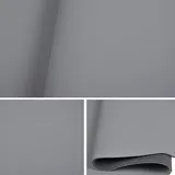 FORTIS POLSTER Kunstleder Autostoff kaschiert als Meterware - Bezugsmaterial für Autositze, Seitenverkleidungen, Wohnwagen und Boot - ca. 140 cm breit, hergestellt in der EU - Grau
