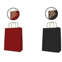 Agipa Agipa, Verpackungsmaterial, Papiertragetasche - aus Kraftpapier, groá, rot