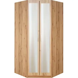 Priess Husum beige (astkernbuchefarben), H:196cm, Schränke, Eckkleiderschrank