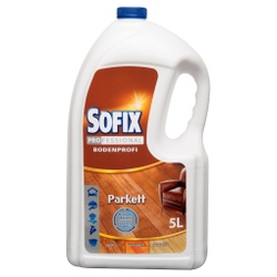 SOFIX Professional Parkett Parkettpflege, Bodenreiniger zur Entfernung von Schmutz von Holzböden, 5 Liter - Kanister