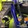 ACTIONBIKES MOTORS Turbo 12 Zoll RH 30 cm gelb/blau