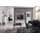 mömax Vitrine Leonardo 70 x 40 x 201 cm Weiß