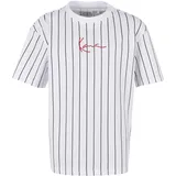 Karl Kani Small Signature Essential Pinstripe Tee Junior weiß 110/116