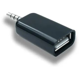 System‐S Audio USB Adapter 3,5 mm Klinke zu USB Typ A – USB Audio Adapterkabel | USB-Audio-fähige Geräte → 3,5 mm AUX-Klinke | Plug & Play | Kompakt & Robust