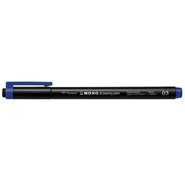 Tombow MONOdrawing Fineliner blau 0,35 mm, 1 St.