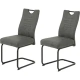 Hela Freischwinger JUPITER grau 2er Set