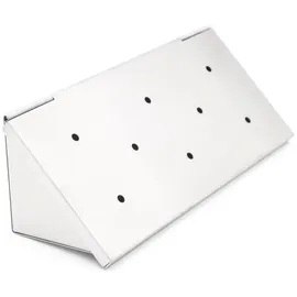 All'Grill Räucherbox 22 x 10 x 5,5 cm Edelstahl weiß
