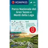 Kompass Wanderkarte Parco Nazionale del Gran Sasso e Monti della Laga 1:50 000. ... Buch