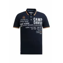 Camp David Poloshirt blue navy XXL