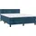 vidaXL Boxspringbett 140 x 200 cm Dunkelblau