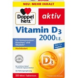 Doppelherz Aktiv Vitamin D3 2000 I.E. Mini-Tabletten 50 St.