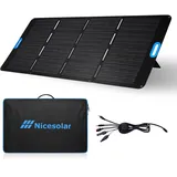 Nicesolar Solarpanel Faltbar 200W Solarmodul für Tragbare Powerstation Solargenerator