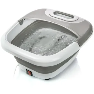 Fußbad Massagegerät Fußsprudelbad Fußmassagegerät Grau TZS *B-Ware*