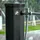 Outsunny Solardusche Schwarz 1,45 m