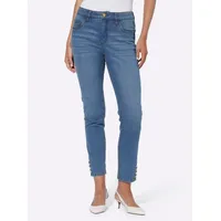Heine Bequeme Jeans Push-up-Jeans blau 38