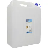 CARTREND Wasserkanister 20 Liter Kunststoff Weiß