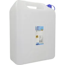 CARTREND Wasserkanister 20 Liter Kunststoff Weiß