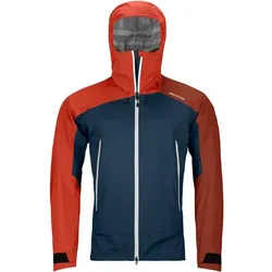 ORTOVOX Herren Bergsport Hochtouren-Jacke, deep ocean, XXL