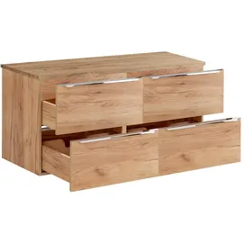 petits-meubles Waschtischunterschrank 120,4 x 59 x 46 cm Braun