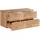 petits-meubles Waschtischunterschrank 120,4 x 59 x 46 cm Braun
