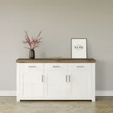 Set One by Musterring Sideboard »York«, Typ 52, in 3 Farbvarianten, Landhaus-Stil, B 184 x H 95 cm