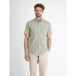 Kurzarmhemd mit verdecktem Button-down-Kragen - Tinted Grey - L