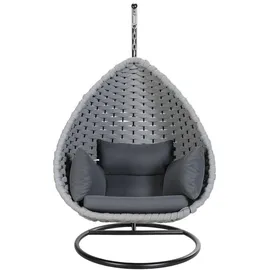 Home Deluxe Hängesessel Cadeira 1-Sitzer Hellgrau