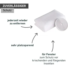 WINDHAGER Insektenschutz Fliegengitter 100 x 100 cm Weiß