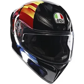 AGV K1 S Pulse 46, Integralhelm - Schwarz/Rot/Orange/Blau - XXL