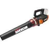 Worx WG584E.9 Akku Laubbläser 40V – Starker Brushless Motor – Turbinen Technologie - 145km/h Luftgeschwindigkeit - 12m3/min Luftmenge – leicht & kompakt – ohne Akku & Ladegerät - PowerShare Akku-Laubbläser solo