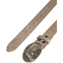 rettungsring gürtel Gürtel Leder grau 120