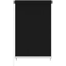 vidaXL Außenrollo 140 x 230 cm Schwarz