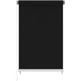 vidaXL Außenrollo 140 x 230 cm Schwarz