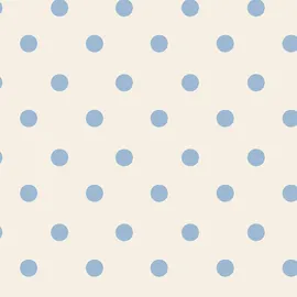 Cath Kidston Vliestapete Button Spot 12 cm x 10 m 5 m2 blau