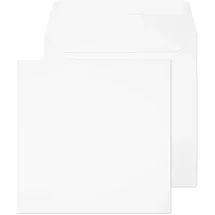Blake Purely Everyday 0220PS Quadratsicher Briefumschläge Haftklebung Ultra Weiß Wove 220 x 220 mm - 120g/m2 | 250 Stück