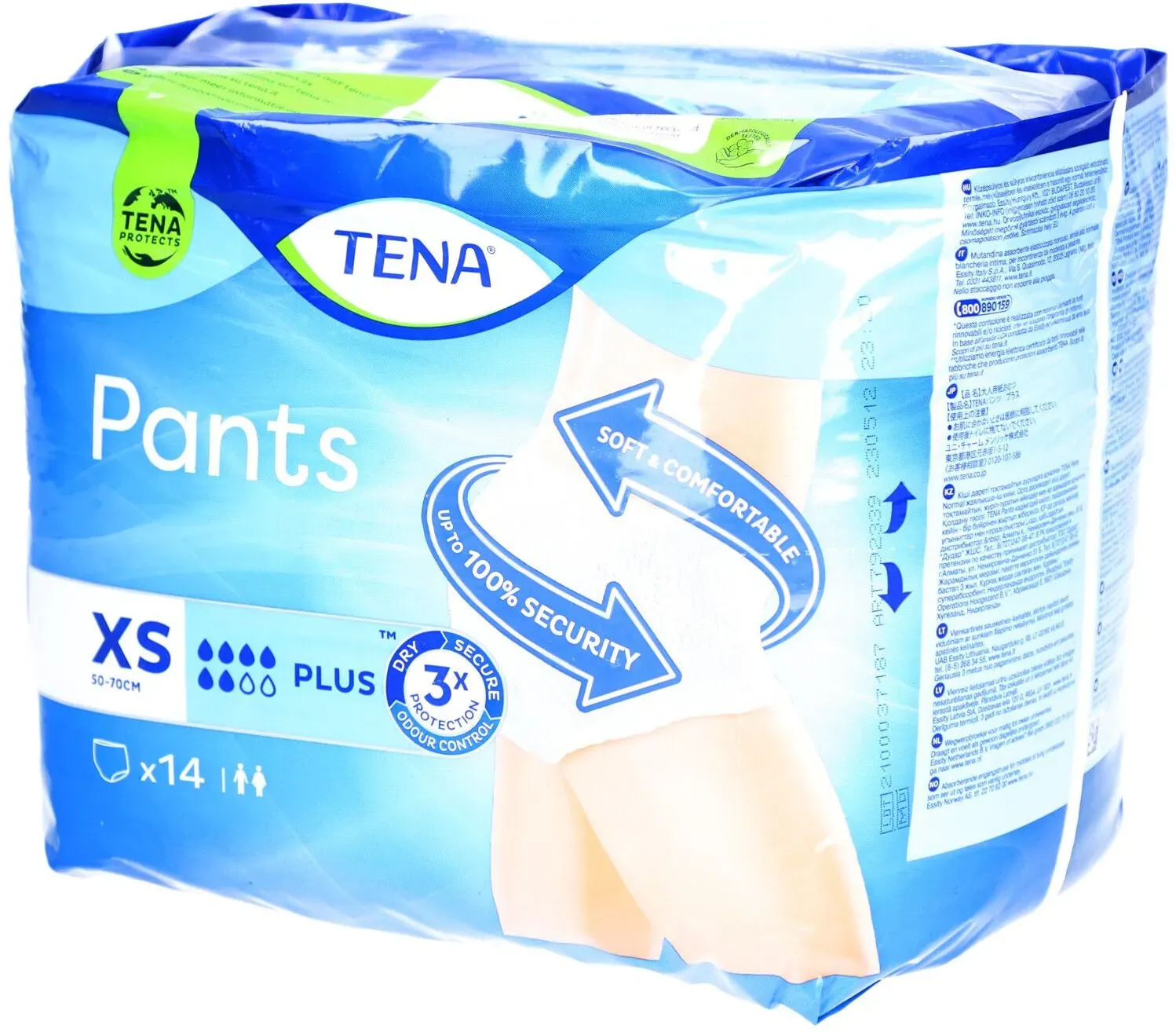 Tena Pants Plus - Saugfähige Unterwäsche Größe XS