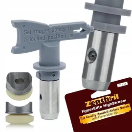 rosfix Hochdruck-Lackierdüse HyperElite HighStream Modell 321 – 15 cm Sprühbreite | 0,021" Öffnung | Für Fassadenfarben, Acryl, Latex | Zenthril